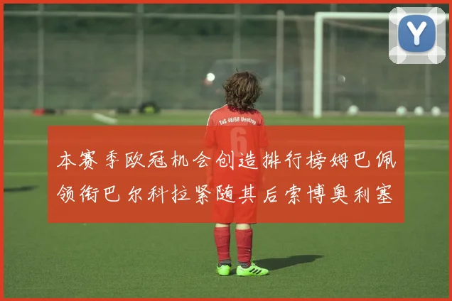 本赛季欧冠机会创造排行榜姆巴佩领衔巴尔科拉紧随其后索博奥利塞表现出色
