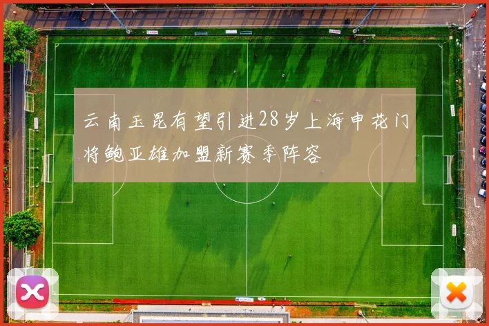 云南玉昆有望引进28岁上海申花门将鲍亚雄加盟新赛季阵容